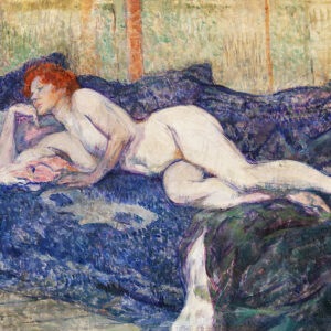 Nude Lying on a Couch (1897) by Henri de Toulouse–Lautrec